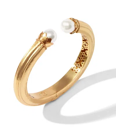 Julie Vos Women's Flora Demi Cuff Pearl Bracelet In Gold In Gold