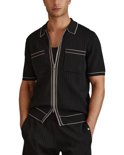 Reiss Christophe-ss Cuban Butto In Black