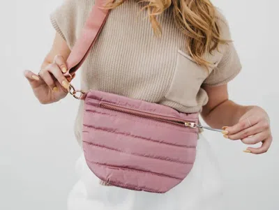 Pretty Simple Women's Jolie Puffer Bag In Pink In Pink