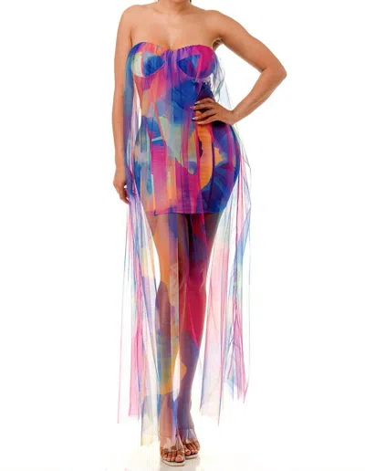 Highlight Mesmerize Me Maxi Dress In Multi In Multi