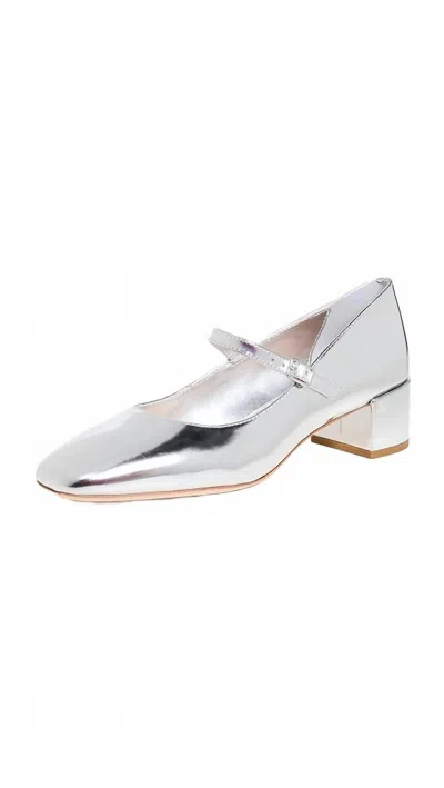 Loeffler Randall Women's Lyra Mary Jane Pump In Silver In Silver