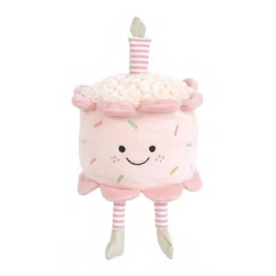 Mon Ami Happy Cake Plush Toy In Pink In Pink