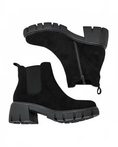 Olem Women's Camden Classic Bootie In Black In Animal Print