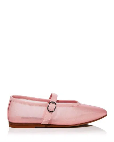 Aqua Women's Goldi Ballet Flats In Light/pastel Pink In Multi