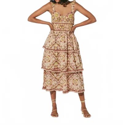 Cleobella Stella Ankle Dress In Geo In Multi