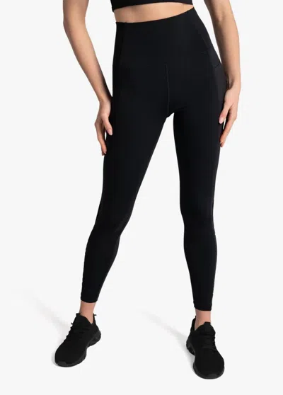 Lole Step Up Ankle Legging In Mandala Black In Black