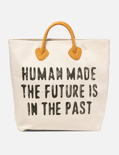 Human Made Canvas Tote In Neutral