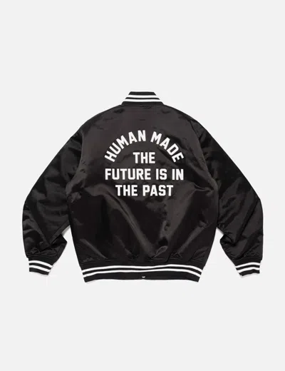 Human Made Nylon Stadium Jacket In Black
