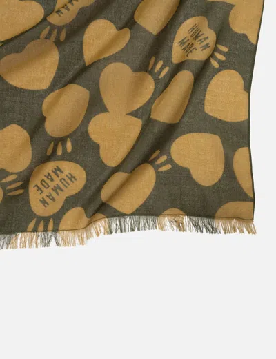 Human Made Heart Stole In Green