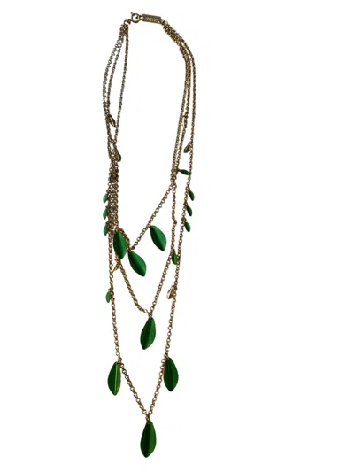 Isabel Marant Women's Collier Necklace In Apple Green In Green