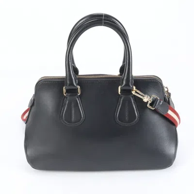 Pre-owned Bally Black Leather Shoulder Bag ()