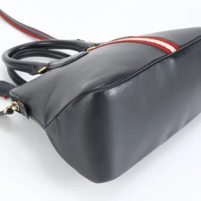 Pre-owned Bally Black Leather Shoulder Bag ()