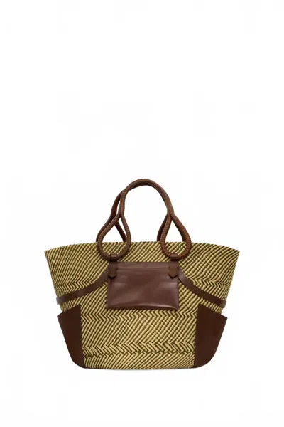 Johanna Ortiz Women's En La Mar Tote Bag In Wood-sand In Multi