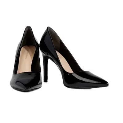 Stuart Weitzman Women Leigh95 Patent Leather Pointed Toe Pump In Black In Black