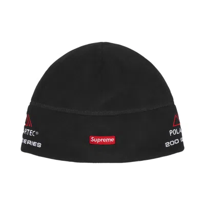 Pre-owned Supreme Polartec Sport Beanie 'black' | Men's Size Onesize