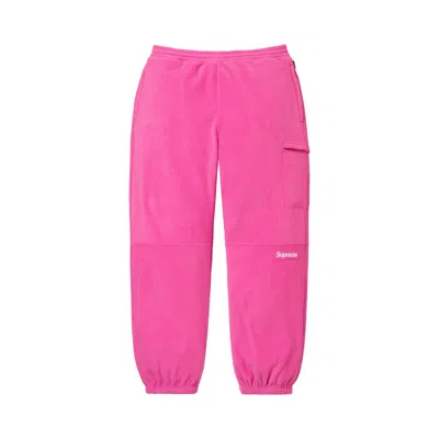 Pre-owned Supreme Polartec Pant 'pink' | Men's Size M
