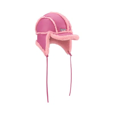 Pre-owned Supreme Shearling Lined Earflap Cap 'pink' | Men's Size M/l