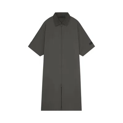 Pre-owned Essentials Fear Of God  Full Zip Polo Dress 'ink' | Black | Women's Size M
