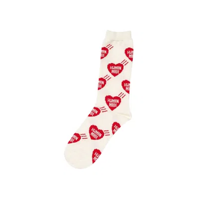 Pre-owned Human Made Heart Socks 'red' | Men's Size L
