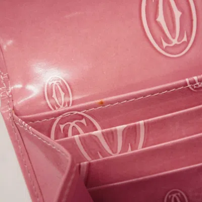 Pre-owned Cartier Pink Long Wallet (bi-fold) ()