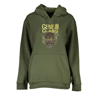 Cavalli Class Green Cotton Women Women's Sweater In Green