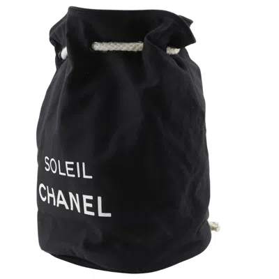 Pre-owned Chanel Black Canvas Shoulder Bag ()
