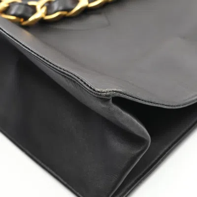 Pre-owned Chanel Black Leather Tote Bag ()