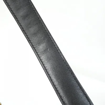 Pre-owned Chanel Black Multi-color Wool Chain/shoulder Wallet ()