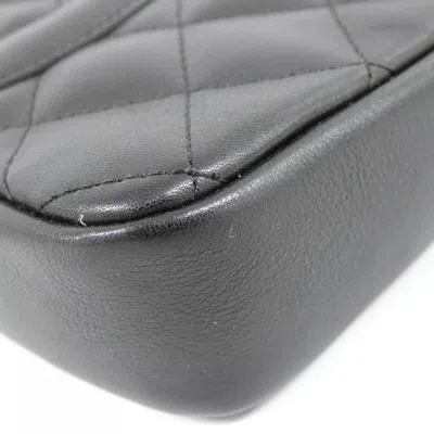 Pre-owned Chanel Ligne Cambon Black Leather Shoulder Bag ()