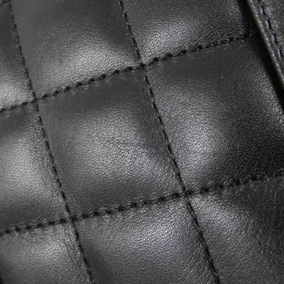 Pre-owned Chanel Ligne Cambon Black Leather Shoulder Bag ()