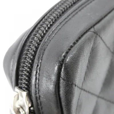 Pre-owned Chanel Ligne Cambon Black Leather Shoulder Bag ()