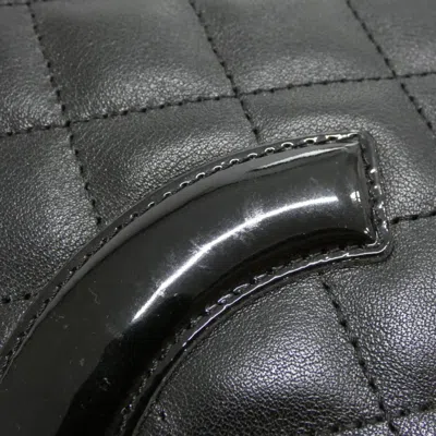 Pre-owned Chanel Ligne Cambon Black Leather Shoulder Bag ()
