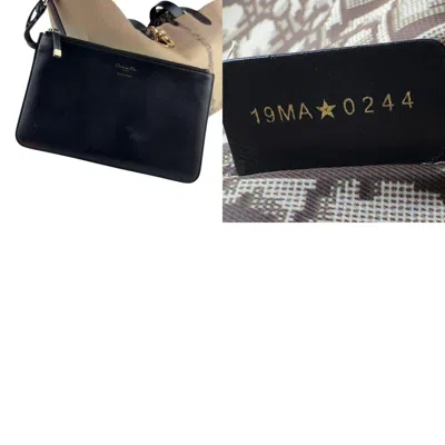 Pre-owned Dior Christian  Black Khaki Nylon Canvas Leather Shoulder Bag Tote Bag () In Multi