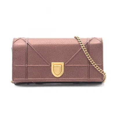 Pre-owned Dior Christian  Brown Leather Shoulder Bag ()