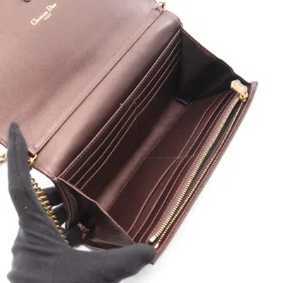Pre-owned Dior Christian  Brown Leather Shoulder Bag ()