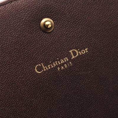 Pre-owned Dior Christian  Brown Leather Shoulder Bag ()