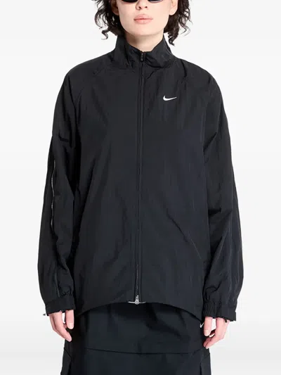 Nike Zip-up Bomber Jacket In Black