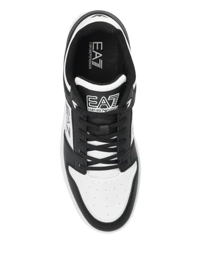 Ea7 Slasher Logo Sneakers In Multi