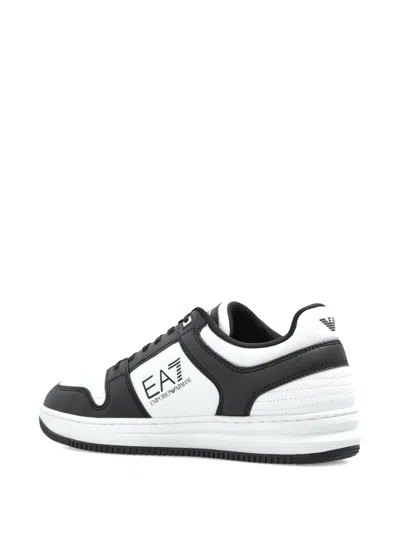 Ea7 Slasher Logo Sneakers In Multi