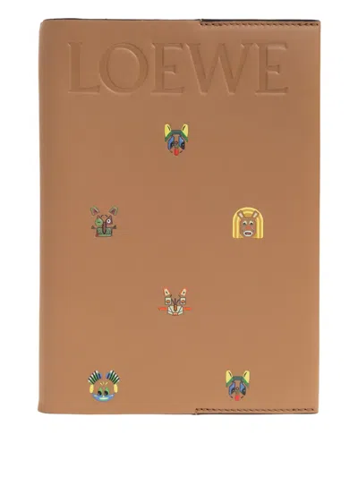 Loewe X Louis Wain Animal-motif Notebook In Brown