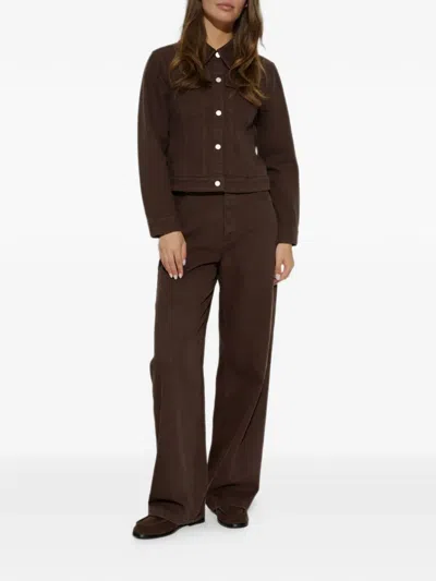 By Malene Birger Chicago Organic Cotton Jeans In Brown