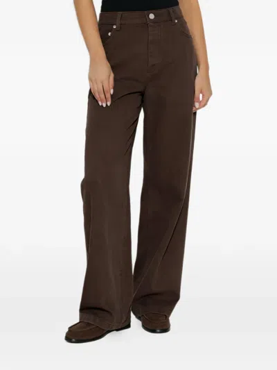 By Malene Birger Chicago Organic Cotton Jeans In Brown