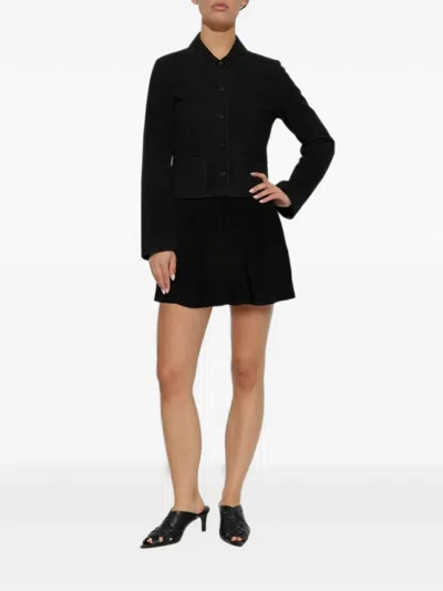 By Malene Birger Nola Suede Mini Skirt In Black