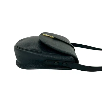 Pre-owned Dior Christian  Navy Leather Pochette Shoulder Bag () In Blue