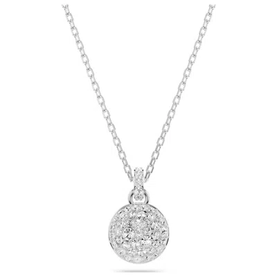 Swarovski Meteora Pendant Small Rhodium Shiny Crystal In White