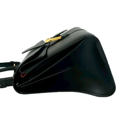 Pre-owned Delvaux Black Leather Handbag Shoulder Bag Tote Bag ()