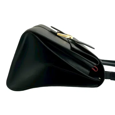 Pre-owned Delvaux Black Leather Handbag Shoulder Bag Tote Bag ()