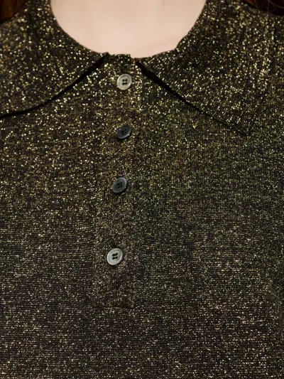 Apc Buttoned Collared Mini Dress In Black