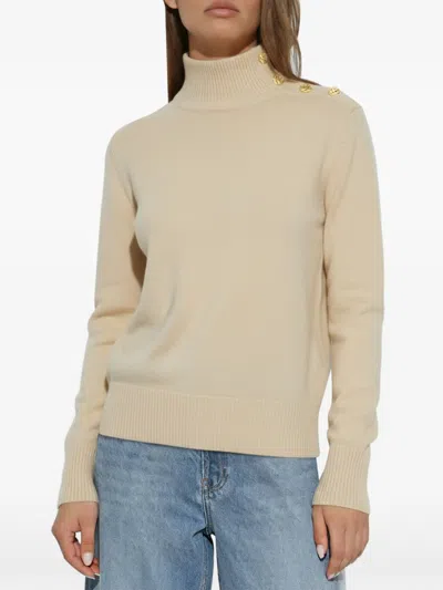 By Malene Birger Vanille Wool Sweater In Neutral