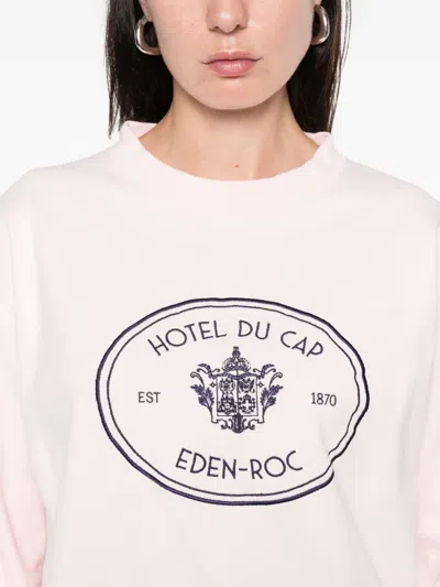 Sporty And Rich Graphic Print Sweatshirt In Pink